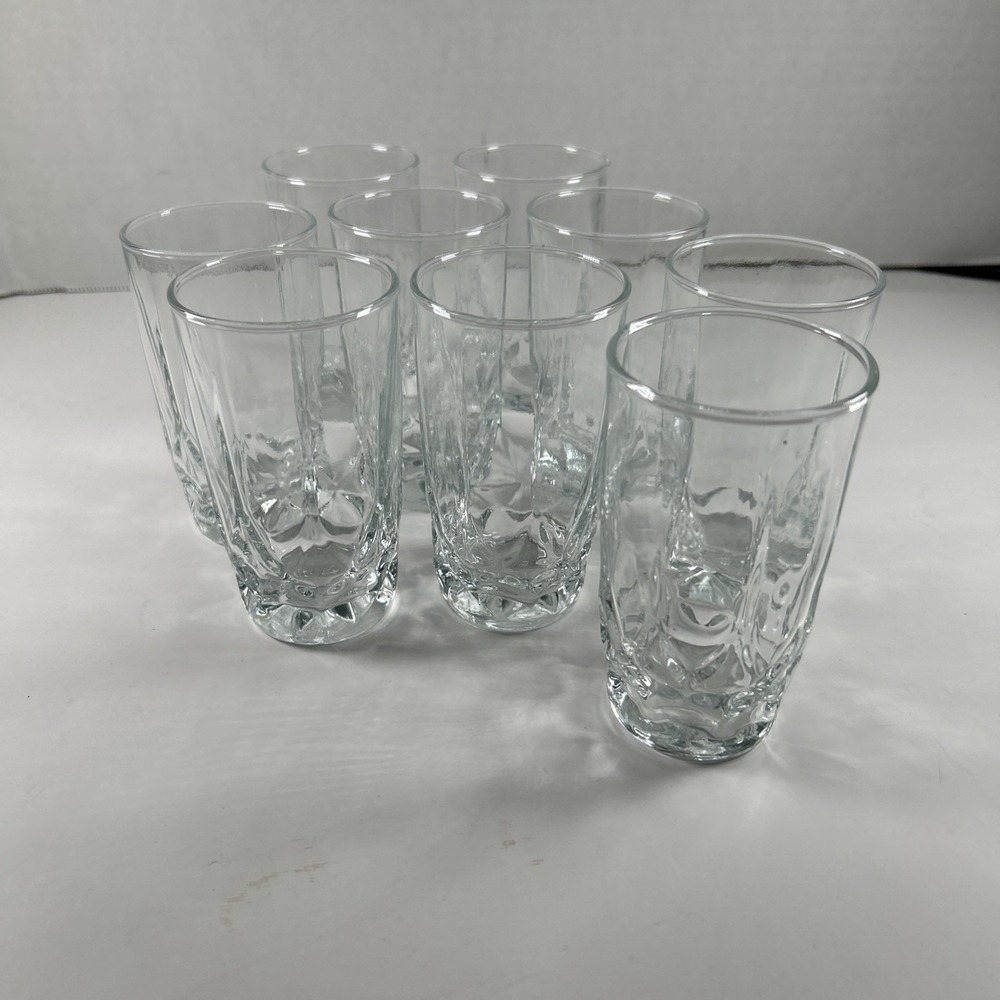Crown Point By‎ Anchor Hocking Flat Juice Glass Lot 9